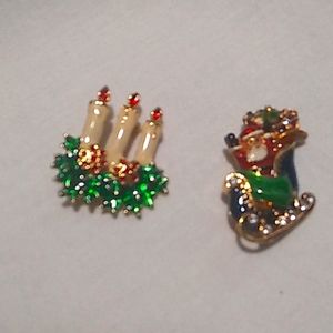 Vintage Christopher Radko Santa in sleigh